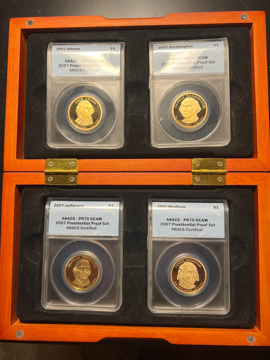 2007 Presidential Proof Set in Original Box